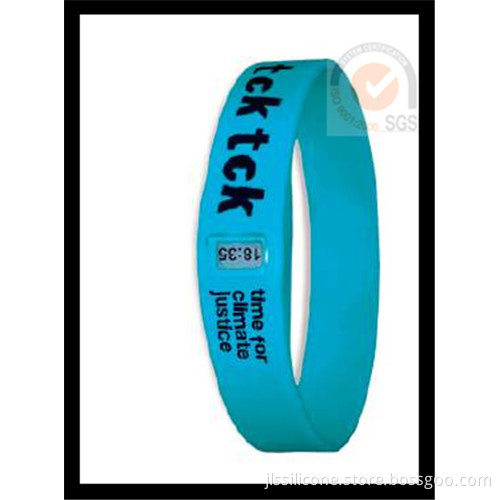 Promo Sport Colorful Silicone Wist Band In Colorful Printed